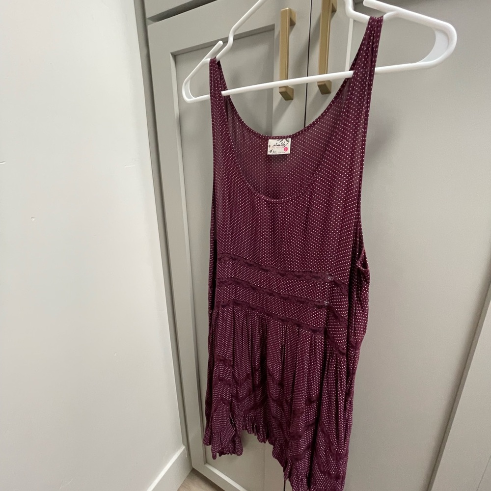Free People Voile Trapeze Slip Dress